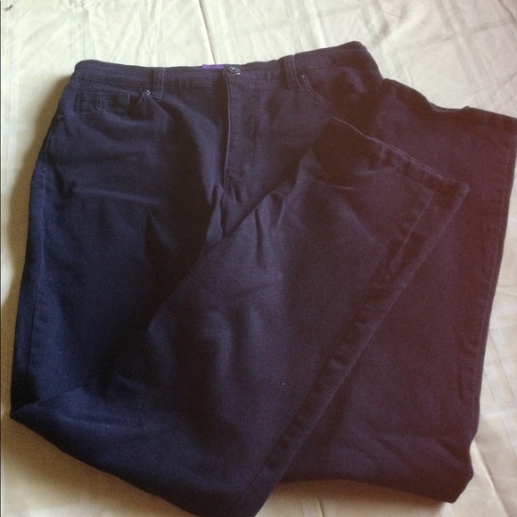 Gloria Vanderbilt Black Jeans - Picture 1 of 8